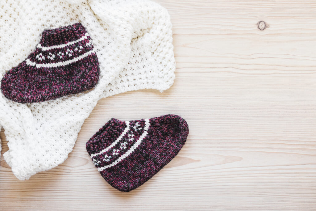 gebreide babysokjes