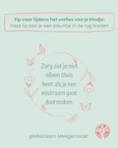 Tip: zorg dat je niet alleen thuis bent.